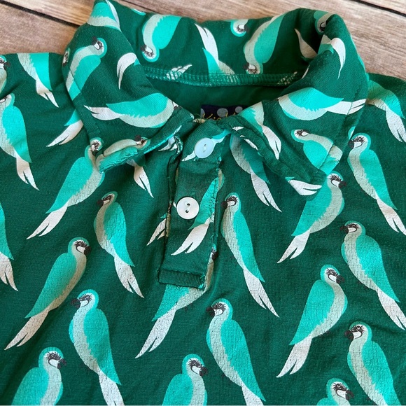 Kickee Pants Parrot Print Polo - Picture 4 of 7